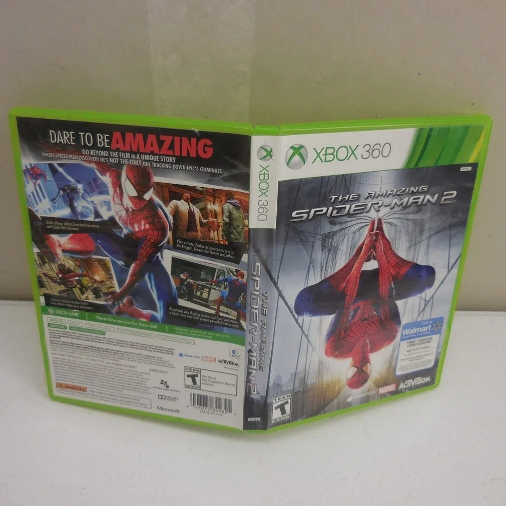 The Amazing Spider-Man 2 Xbox 360 Marvel Activision Beenox Video Game 2014